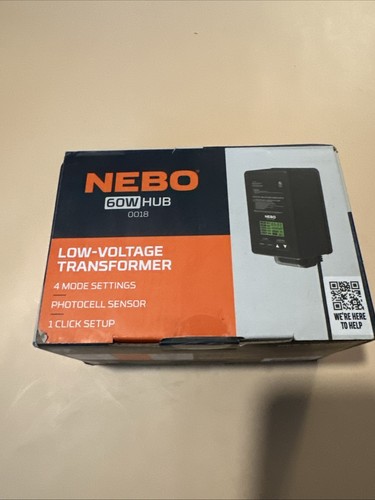 NEBO 60W Hub Niederspannungstransformator 4 Moduseinstellungen Fotozelle Sensor NEU