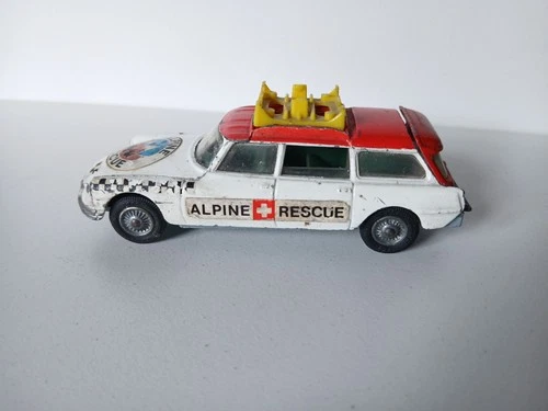 ORIGINAL VINTAGE DIECAST 513 CORGI TOYS CITROEN SAFARI ALPINE RESCUE RESTORATION