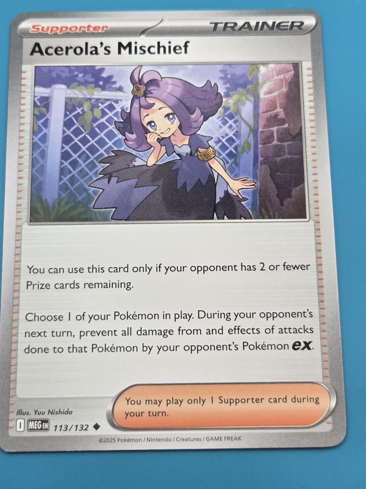 Acerola's Mischief 113/132 Mega Evolution English Regular NM