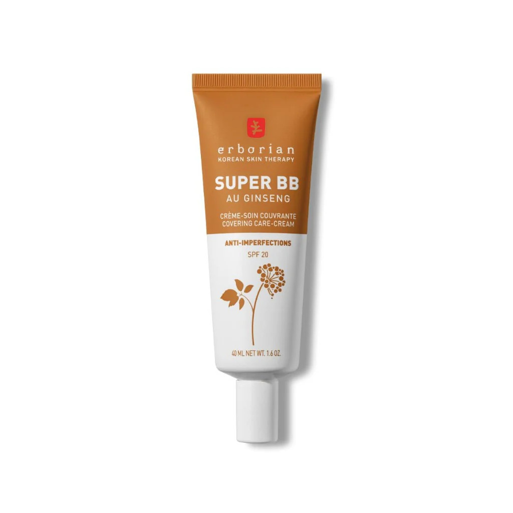 Erborian Super BB Cream with Ginseng High Coverage Tinted Face Cream Caramel