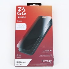 ZAGG InvisibleShield Glass Elite Privacy Screen Protector iPhone 16 Plus 15 Plus
