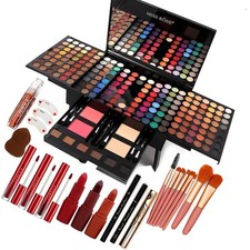190 Colors Makeup Palette Professional All-in-One Kit Eyeshadow Lipstick