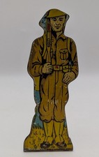 Marx Soldiers of Fortune Tin Litho Target 5 Infantry Private 002