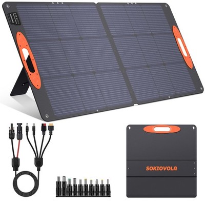 N-Type 16BB 110W Portable Solar Panel for EF/Jackery/Bluetti/Anker Power Stat...