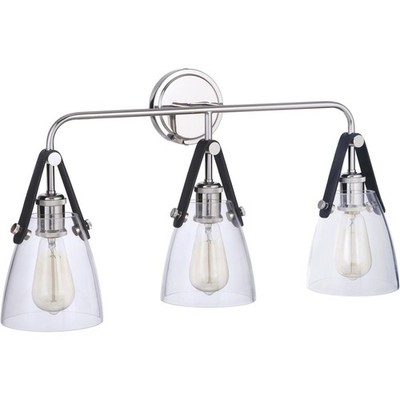 Craftmade 51303-PLN Gallery Hagen Bathroom Vanity Light Polished Nickel