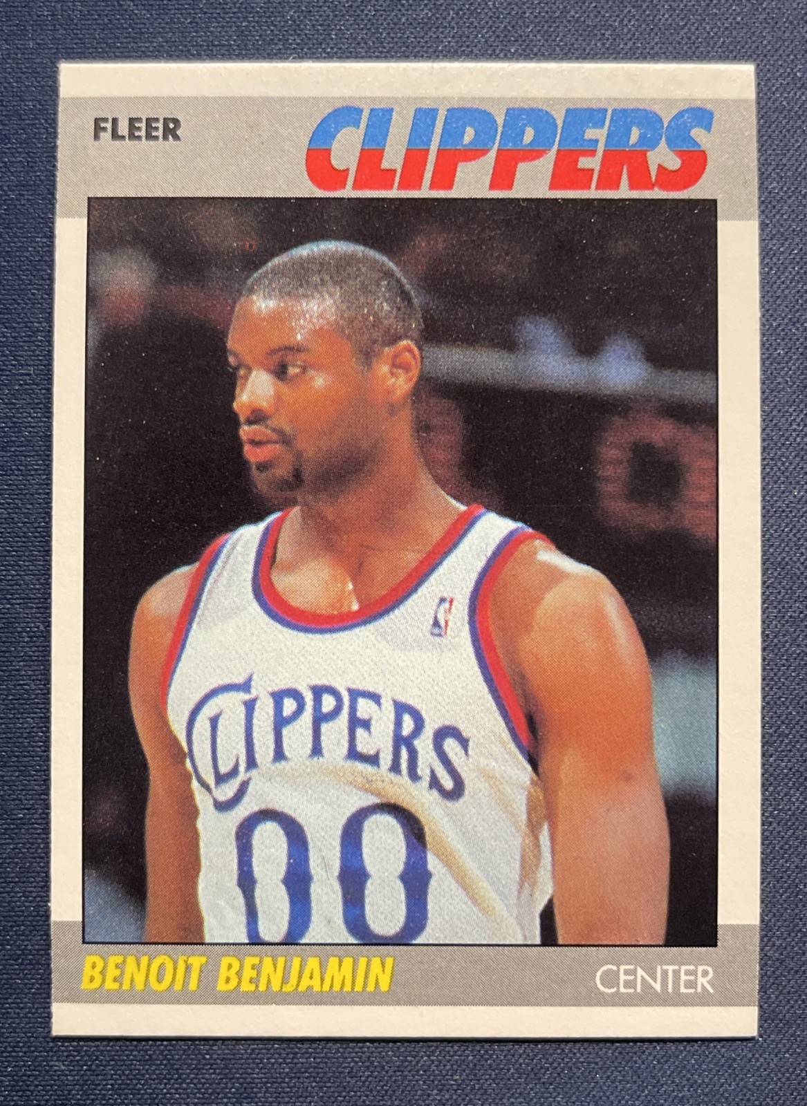 1987-88 Fleer Benoit Benjamin Los Angeles Clippers Basketball 🏀 Card #10