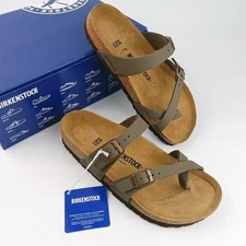 Birkenstock Mayari Stone Leather Men/Women Wide Casual Sandals EU37/38/39/40/41