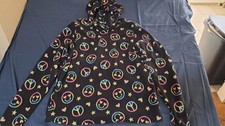 PLACE :Girls Size 14 Rainbow Smile Long Sleeve Hooded Sweatshirt