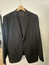 Theory Black Wool Suit 42s And 34 Pants