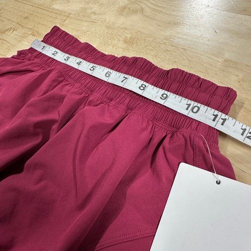 Lululemon Shake It Out High Rise Running Short 2.5" Magenta Smoke Sz XXS NWT - Picture 10 of 12