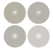 4PCS Diamond Flat Lap Wheel Disc 6" X 1/2" Arbor Hole Abrasive Grit 600 1200 200