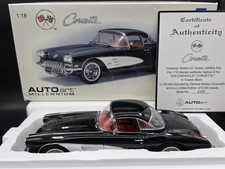 Autoart Millennium 1959 Chevrolet Corvette 1:18 Diecast Car 71142 Tuxedo Black
