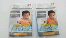 New Neat Solutions Disposable Placemats Table Topper Baby Toddler (60) Lot Of 2 