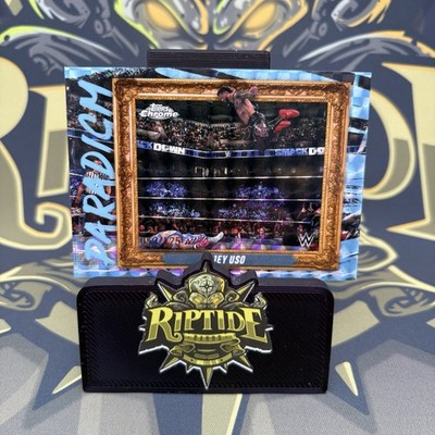 Jey Uso WWE Topps Chrome 2025 Paradigm Geometric Aqua /125 #PAR-JUS