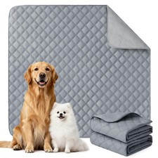 Reusable Washable Pee Pads for Dogs Large/Extra Large 36'' x 41'' 2 Pack, Abs...