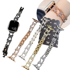 Bling Bow Metal Strap Band For Apple Watch 11 10 9 8 7 6 5 4 SE 3 2 Ultra 38-49m