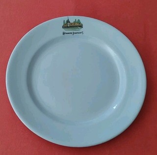 Howard Johnson's McNicol China Paragon Blue 8.25" Plate Morris Gordon Son Boston
