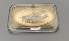1oz .999 Fine Silver Madison Mint "Spirit Of St. Louis" Art Bar **VINTAGE**