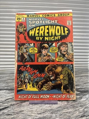 Marvel Spotlight #2  1st Werewolf by Night Neal Adams Art. Marvel 1972