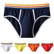 Men's Breathable Cotton Underwear Briefs for Comfortable Everyday Wear