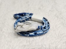 Vera Bradley Breakaway Lanyard Blue Star Medallion Pattern New With Tags