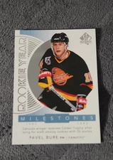 2017-18 SP Authentic - Rookie Year Milestones Pavel Bure #RYM-PB