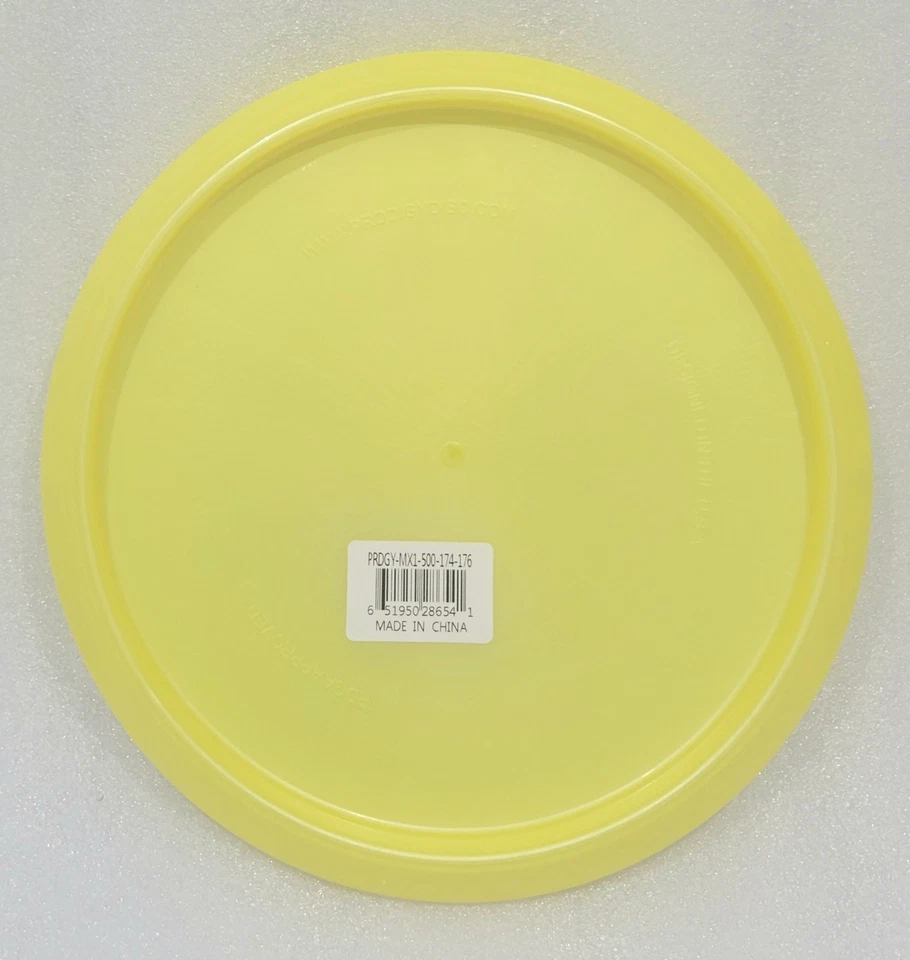 Prodigy Discs MX-1 Midrange Disc Golf Disc Yellow 500 Plastic 174-176G NEW - Image 2 of 3