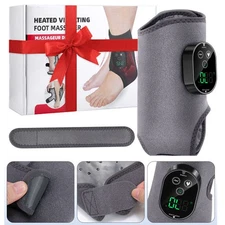 Cordless Foot Ankle Massager 6 Heat 3 Modes for Plantar Fasciitis Pain Relief
