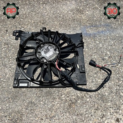 10-19 JAGUAR XF XJ XKR ENGINE MOTOR COOLING RADIATOR FAN ASSEMBLY OEM