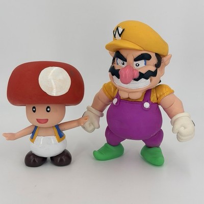 Super Mario Bros. Warrior Toad Large Bootleg Mexican Action Figures 9  Tall Rare