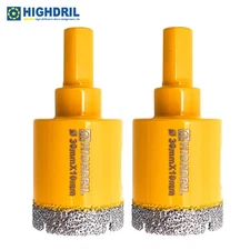 2pcs 30mm Diamond Drilling Core Bits Drill Bit Hole Saw Cutter for Tile Ceramic