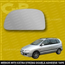 For Mitsubishi Space Star wing mirror glass 98-05 Left Passenger side Spherical