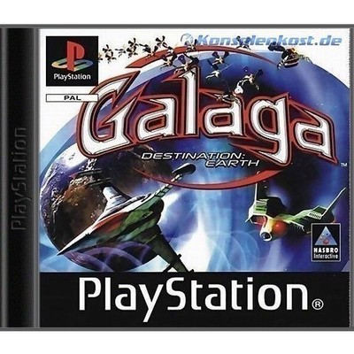 PS1 / Sony Playstation 1 Spiel - Galaga: Destination Earth nur CD