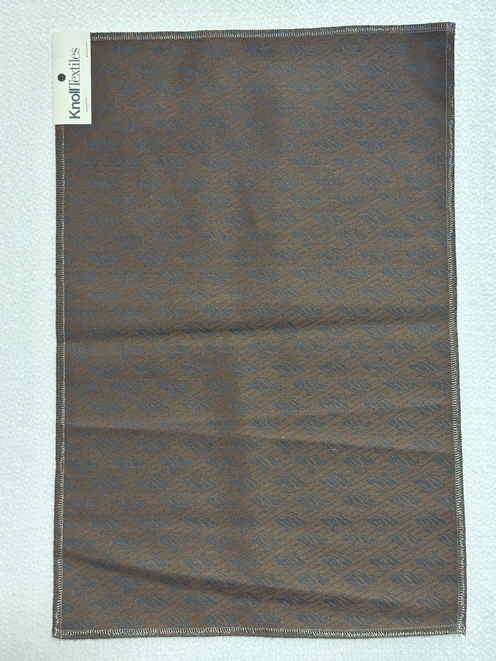 Knoll Textiles Pavo Copper Worsted Wool Vintage Fabric Sample Remnant Siegel - Image 2 of 3