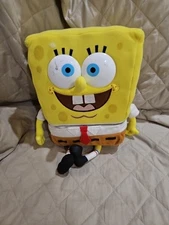 Spongebob Squarepants 2000 Viacom Nickelodeon Plush Doll Removable Pants Y2K