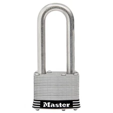 Master Lock 5SSKADLJHC Stainless Steel 4-Pin Tumbler Laminated Padlock 2 in.