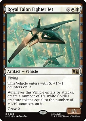 Royal Talon Fighter Jet - 24 - NM - Commander: Marvel Super Heroes