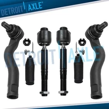 Front Inner & Outer Tie Rod Ends Boots Kit for 2008 - 2019 Toyota Tundra Sequoia