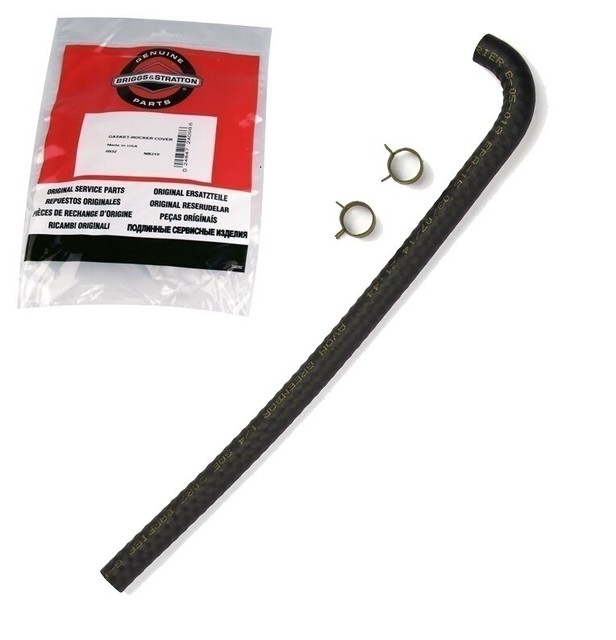 Briggs&stratton Benzinschlauch 90 Grad Geformt mit Schelle Rasenmäher