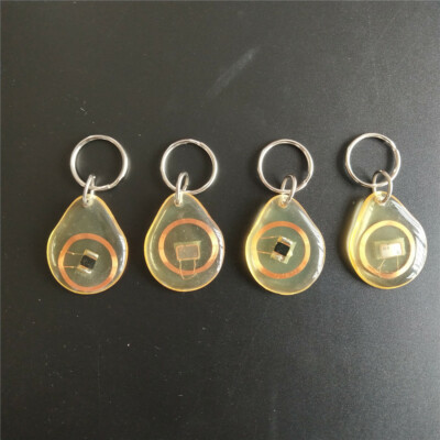 13.56MHZ S50 FM11RF08 F08 NFC Transparent Trops of Glue Card RFID Key Tag