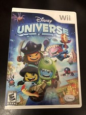 DISNEY UNIVERSE COMPLETE NINTENDO WII SYSTEM CONSOLE GAME, CASE, MANUAL NES HQ