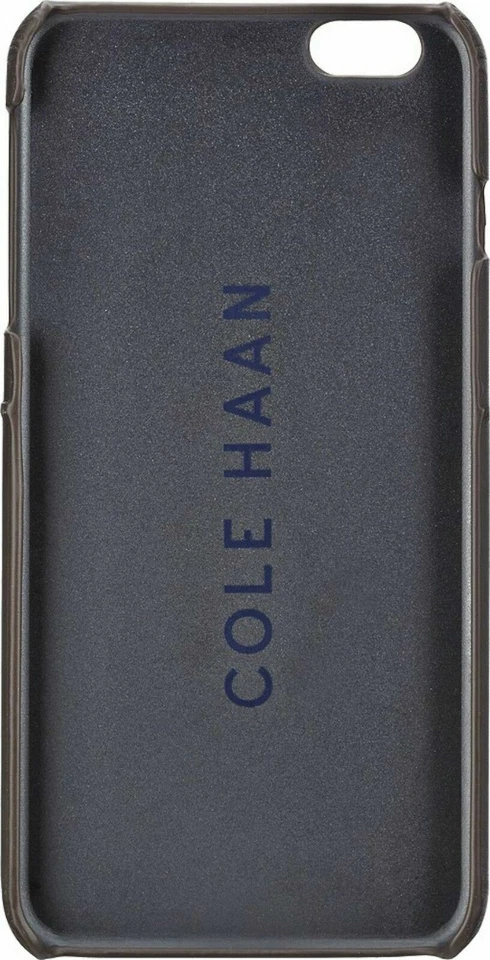 НОВЫЙ кожаный чехол Cole Haan Brogue для iPhone 6 Plus / 6s Plus ТЕМНО-ЖАРЕНЫЙ КОРИЧНЕВЫЙ - Изображение 3 из 4