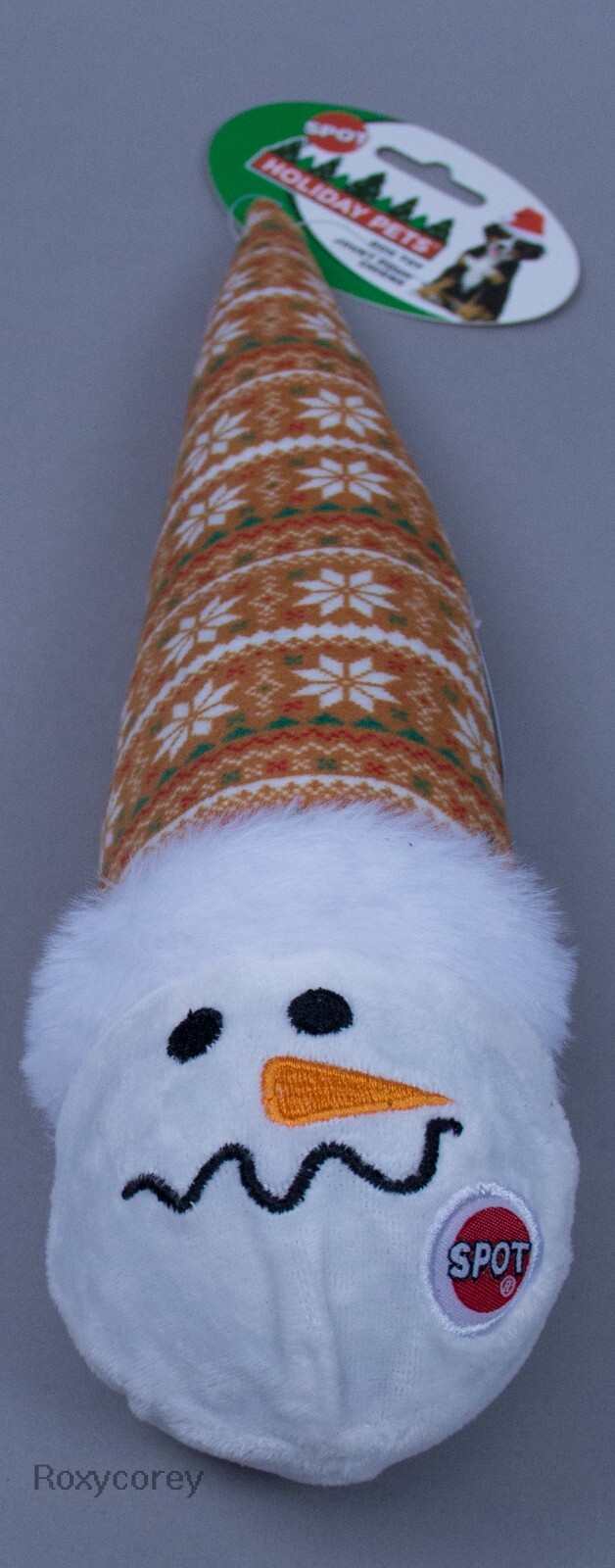 Ethical Spot Holiday 15 in Snowball Flingers Plush Dog Toy NWT