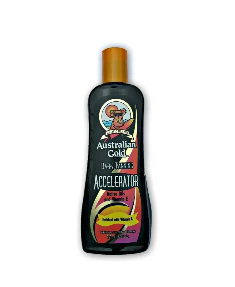 Australian Gold/Dark Tanning Accelerator 250 ml/cosmetici solari/lozione abbronzante