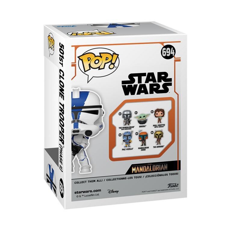 Funko Pop Star Wars #694 501st Clone Trooper Phase II