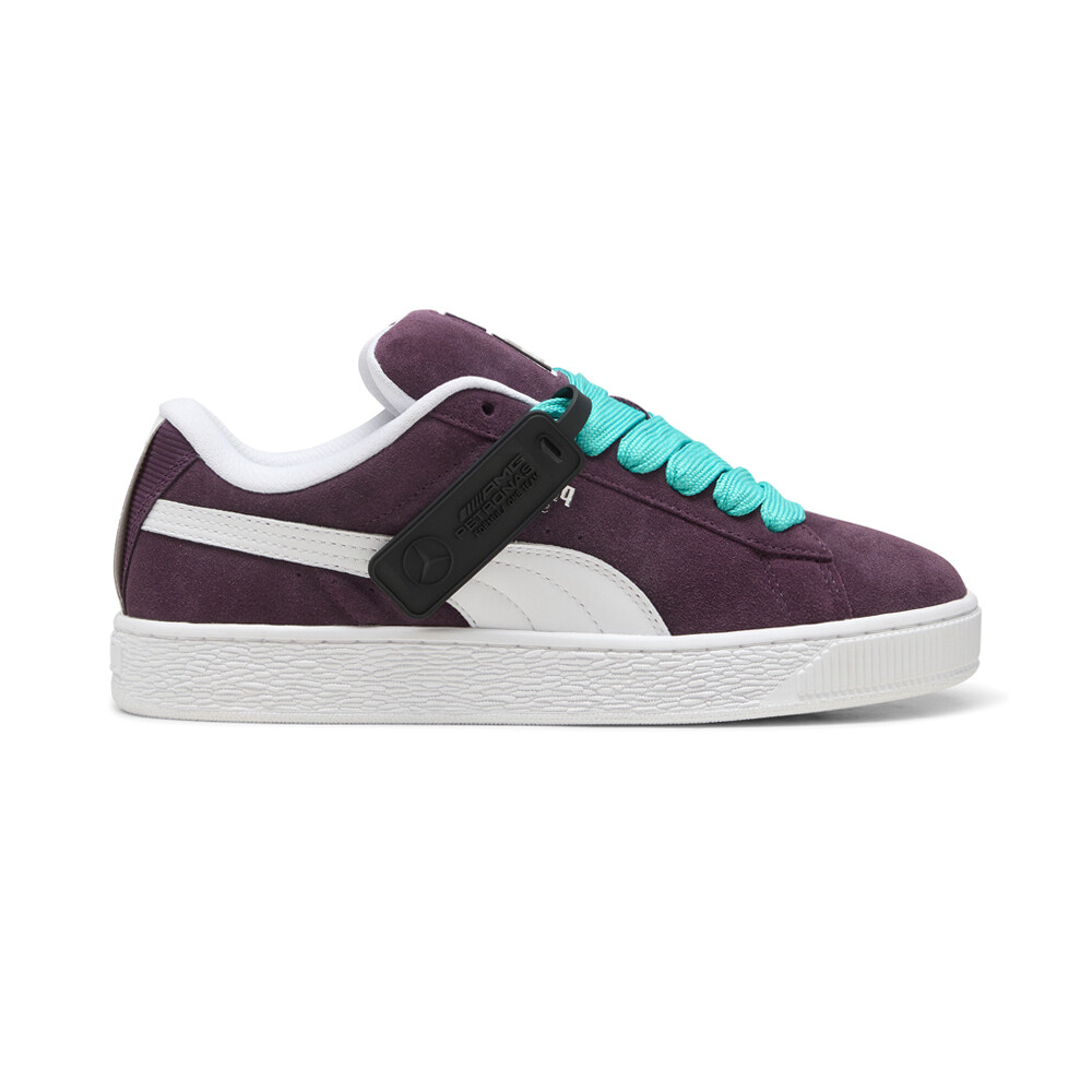 Повседневные мужские кроссовки Puma Mapf1 Suede Xl на шнуровке фиолетового цвета 30852602
