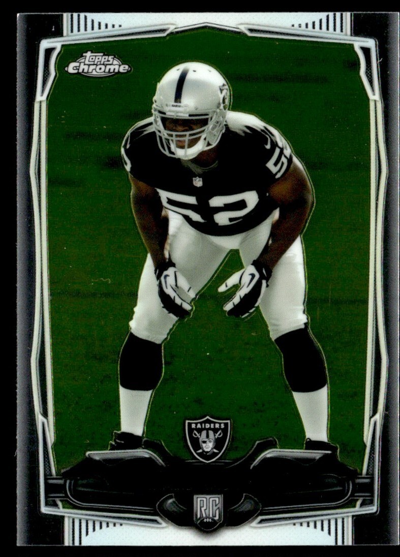 2014 Topps Chrome Khalil Mack Rookie Oakland Raiders #184