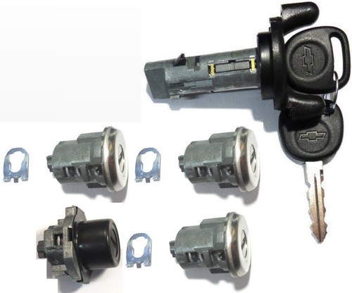 NEW CHEVY ASTRO OEM IGNITION LOCK+ 4 DOOR LOCKS CYLINDER W/2 CHEVY OEM ...