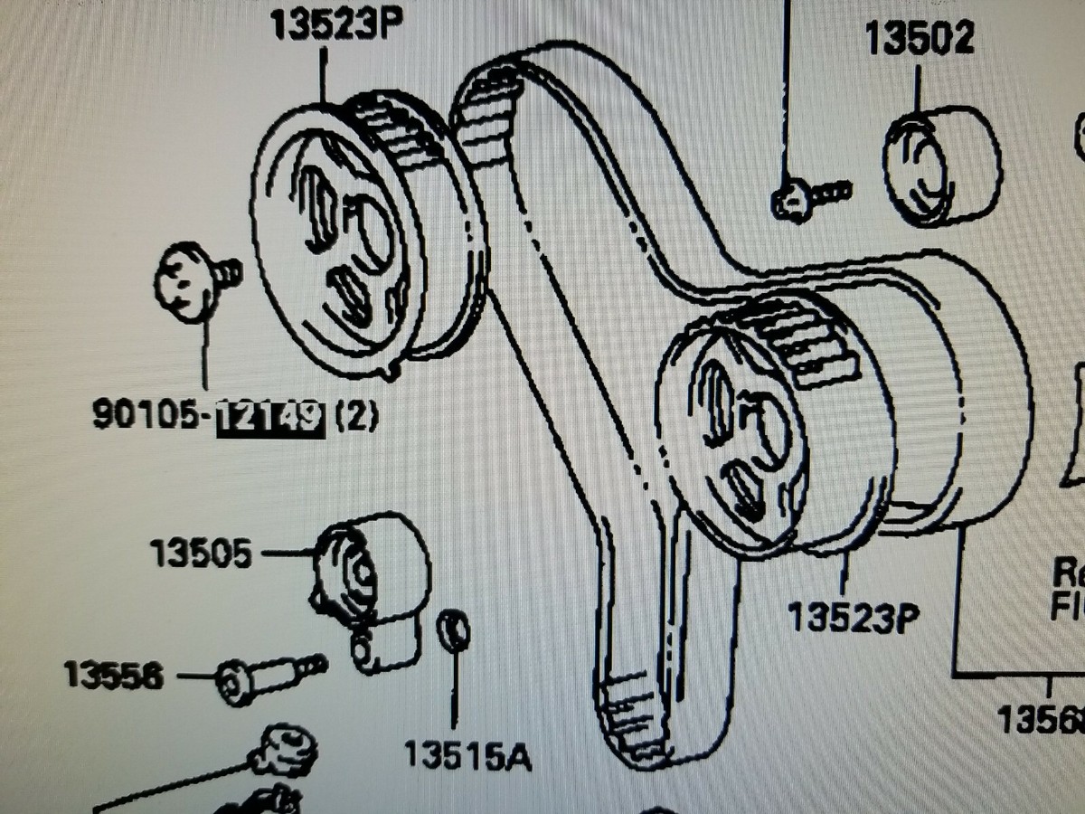 90105-12149 3rd Gen Toyota 4Runner OEM Genuine CAMSHAFT TIMING