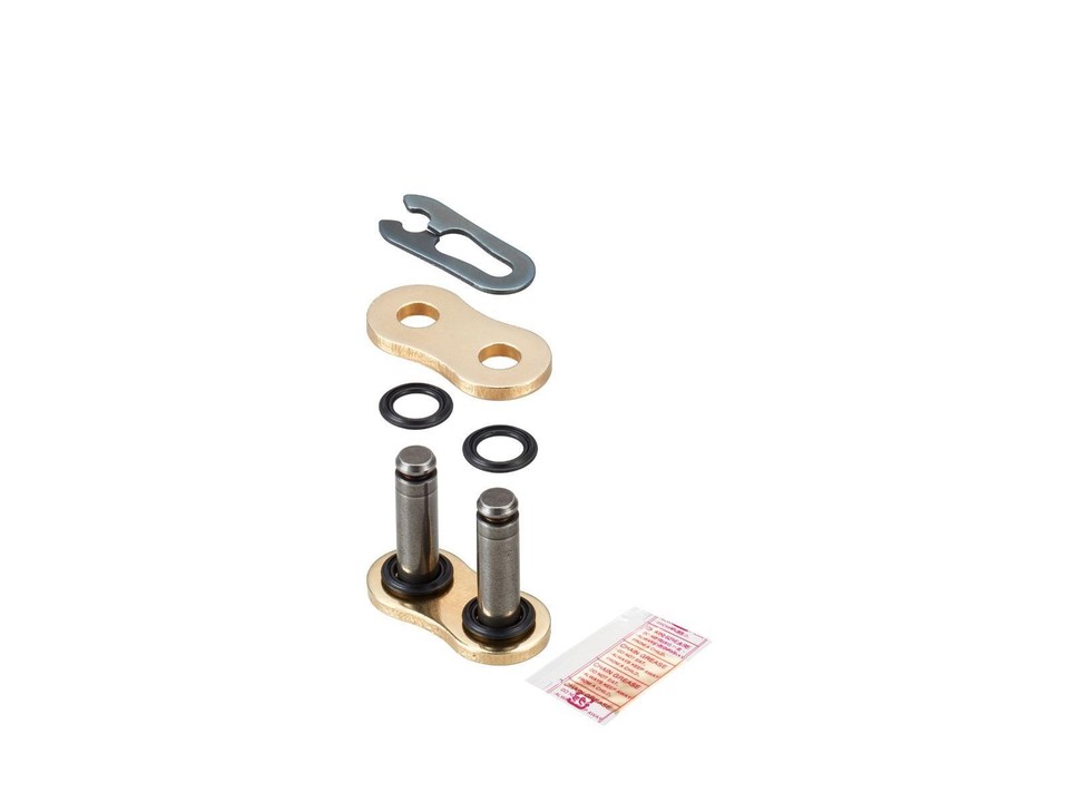 FALSA MAGLIA DI GIUNZIONE CHIUSURA UNIVERSALE CATENA 520 ERV3 DID O Ring Oro